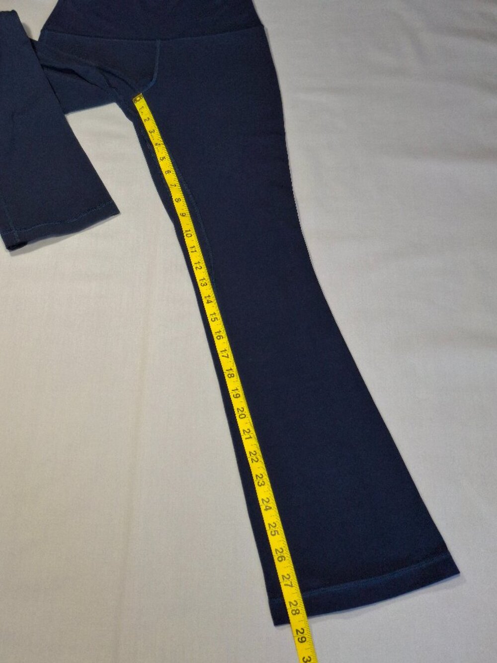 Lululemon Groove Super High-Rise Flared Navy Blue Pants | Size 6 - Picture 8 of 11